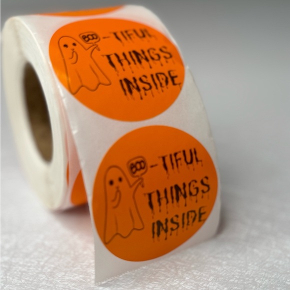 Boo-tiful Things Inside Sticker  Halloween Sticker, sticker for small business - Picture 3 of 11